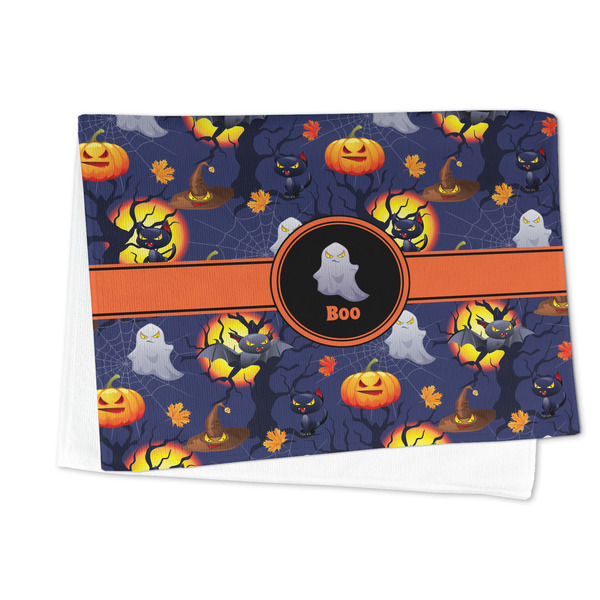 Halloween Night Microfiber Dish Towel - FOLDED HALF