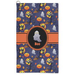 Halloween Night Microfiber Golf Towel - Large (Personalized)