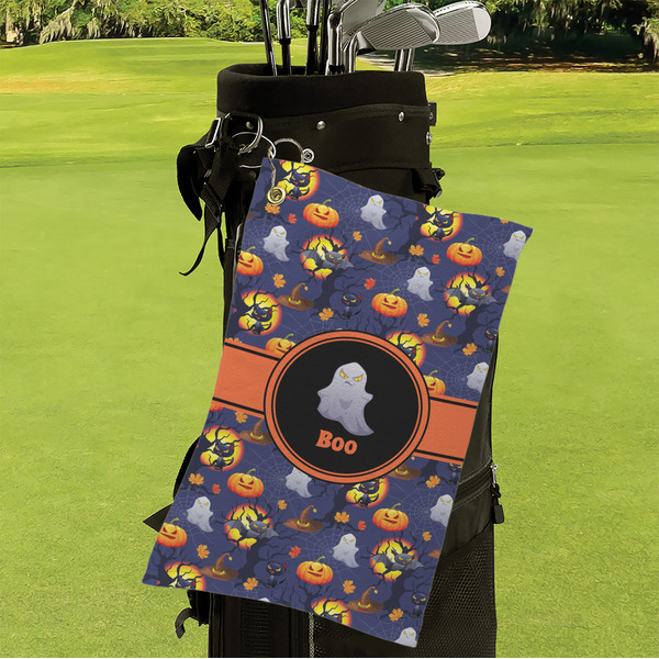 Halloween Night Microfiber Golf Towels - Small - LIFESTYLE