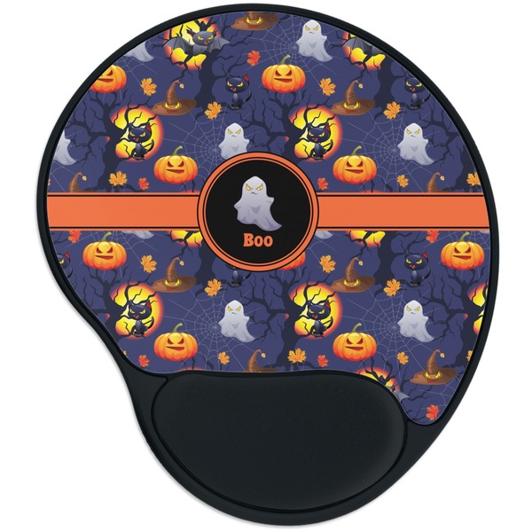 Custom Halloween Night Mouse Pad with Wrist Support