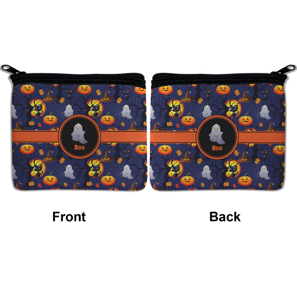 Halloween Night Neoprene Coin Purse - Front & Back (APPROVAL)