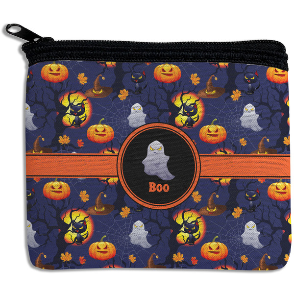 Custom Halloween Night Rectangular Coin Purse (Personalized)