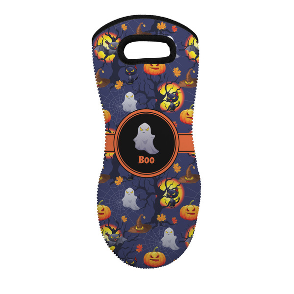 Custom Halloween Night Neoprene Oven Mitt w/ Name or Text