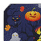 Halloween Night Octagon Placemat - Single front (DETAIL)