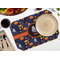 Halloween Night Octagon Placemat - Single front (LIFESTYLE) Flatlay
