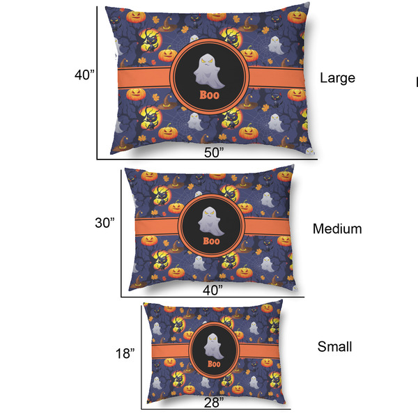 Halloween Night Outdoor Dog Beds - SIZE CHART