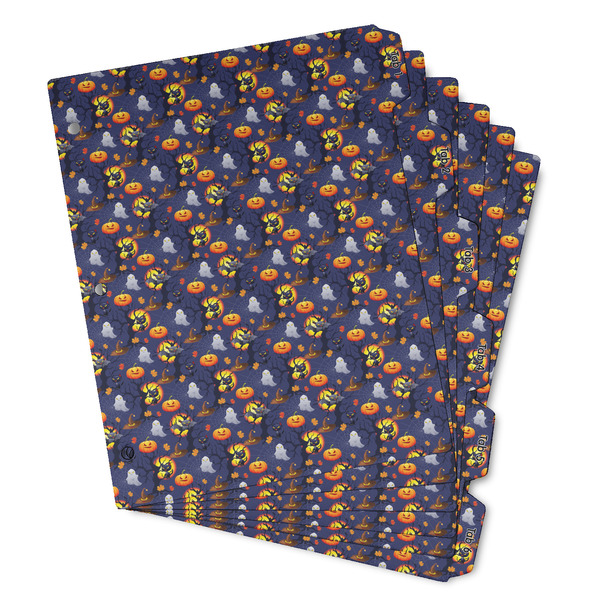 Custom Halloween Night Binder Tab Divider - Set of 6 (Personalized)