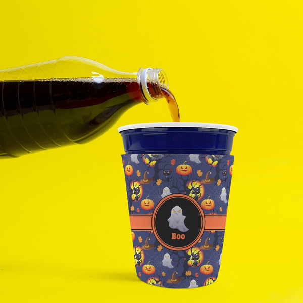 Halloween Night Party Cup Sleeves - without bottom - Lifestyle