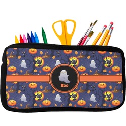 Halloween Night Neoprene Pencil Case - Small w/ Name or Text