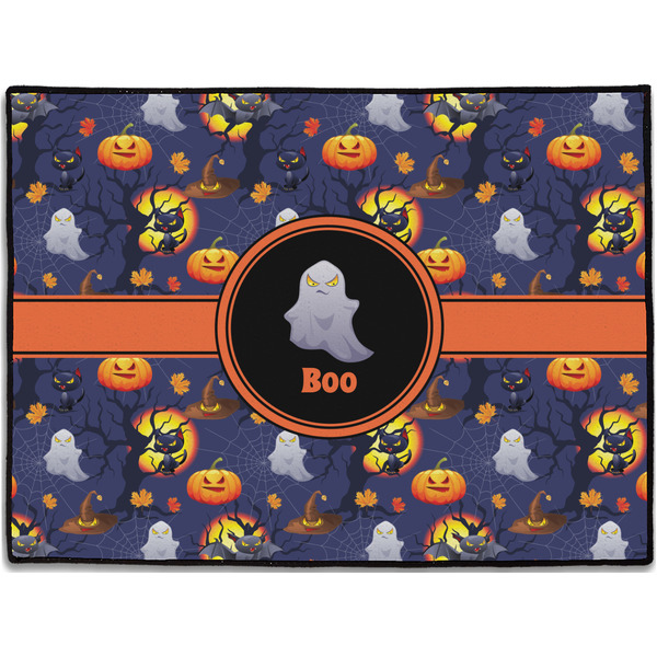 Custom Halloween Night Door Mat - 24"x18" (Personalized)