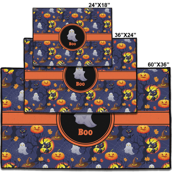 Halloween Night Personalized Door Mat - Group Parent IMF