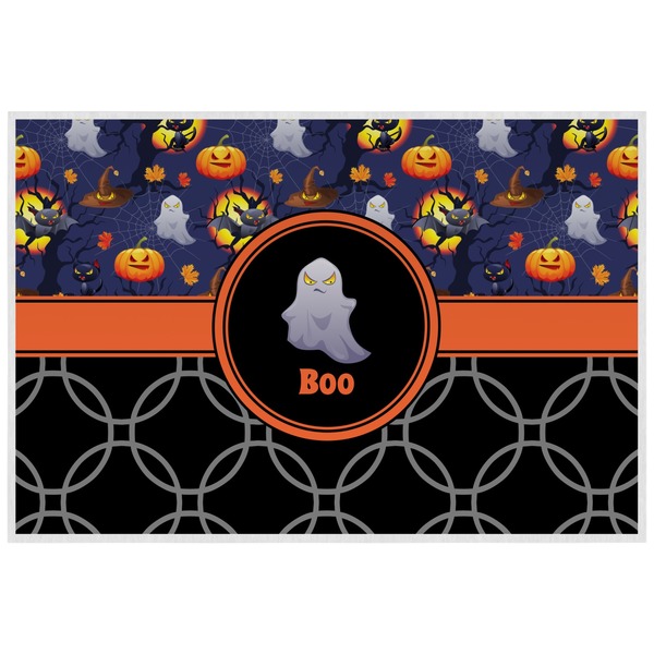 Halloween Night Personalized Placemat (Back)