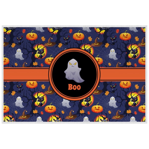 Custom Halloween Night Laminated Placemat w/ Name or Text