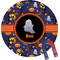 Halloween Night Personalized Round Fridge Magnet