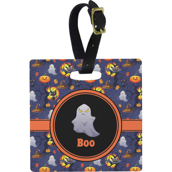Halloween Night Personalized Square Luggage Tag