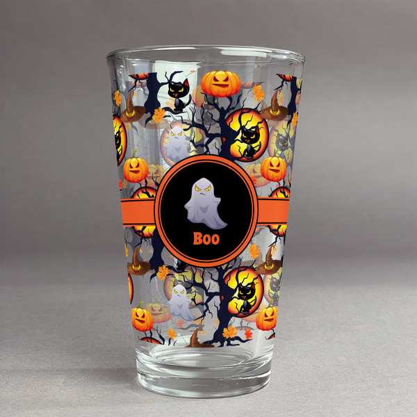 Custom Halloween Night Pint Glass - Full Print (Personalized)