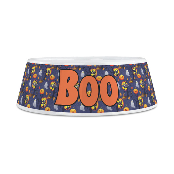 Halloween Night Plastic Dog Bowls - Medium - FRONT