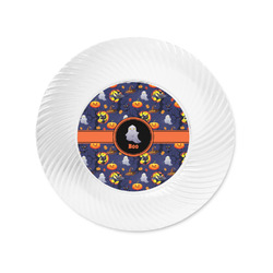 Halloween Night Plastic Party Appetizer & Dessert Plates - 6" (Personalized)