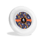 Halloween Night Plastic Party Appetizer & Dessert Plates - 6" (Personalized)