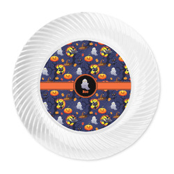 Halloween Night Plastic Party Dinner Plates - 10" (Personalized)