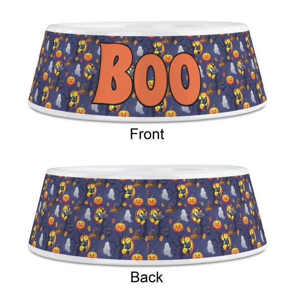 Halloween Night Plastic Pet Bowls - Medium - APPROVAL