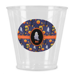 Halloween Night Plastic Shot Glass (Personalized)