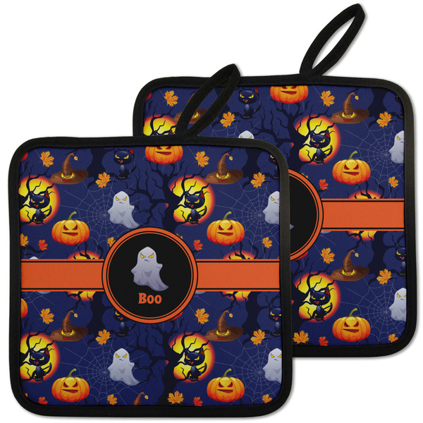 Halloween Night Pot Holders - Set of 2 MAIN