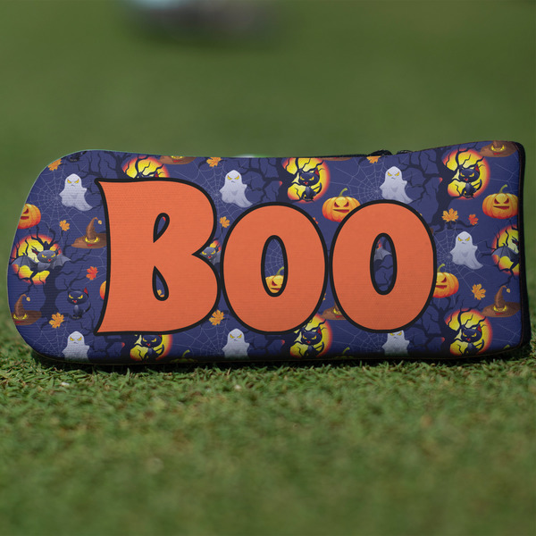 Custom Halloween Night Blade Putter Cover (Personalized)