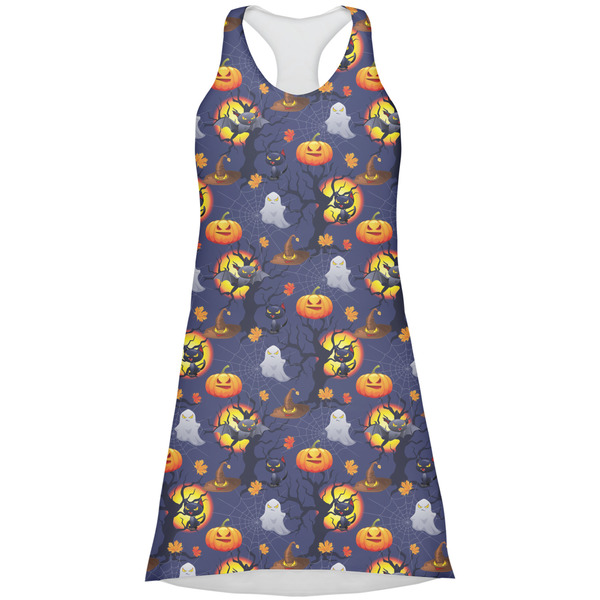 Custom Halloween Night Racerback Dress - Small