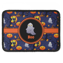 Halloween Night Iron On Rectangle Patch w/ Name or Text