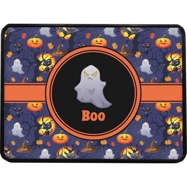 Halloween Night Rectangular Trailer Hitch Cover (Personalized)