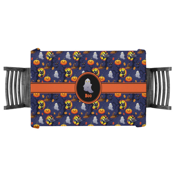 Custom Halloween Night Tablecloth - 58"x58" (Personalized)