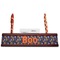 Halloween Night Red Mahogany Nameplates with Business Card Holder - Straight