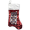 Halloween Night Reversible Sequin Stocking - Red (Personalized)