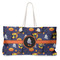 Halloween Night Large Rope Tote Bag - Front View
