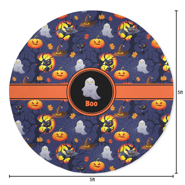 Halloween Night Round Area Rug - Size