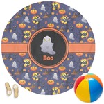 Halloween Night Round Beach Towel (Personalized)