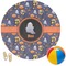 Halloween Night Round Beach Towel (Personalized)