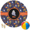 Halloween Night Round Beach Towel (Personalized)
