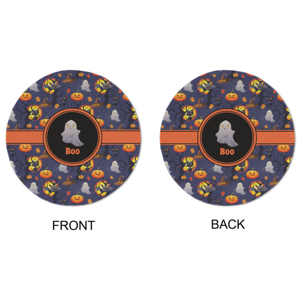 Halloween Night Round Linen Placemats - APPROVAL (double sided)