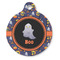 Halloween Night Round Pet ID Tag (Personalized)