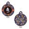 Halloween Night Round Pet Tag - Front & Back