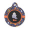 Halloween Night Round Pet ID Tag - Small (Personalized)