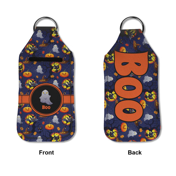 Halloween Night Sanitizer Holder Keychain - Large APPROVAL (Flat)