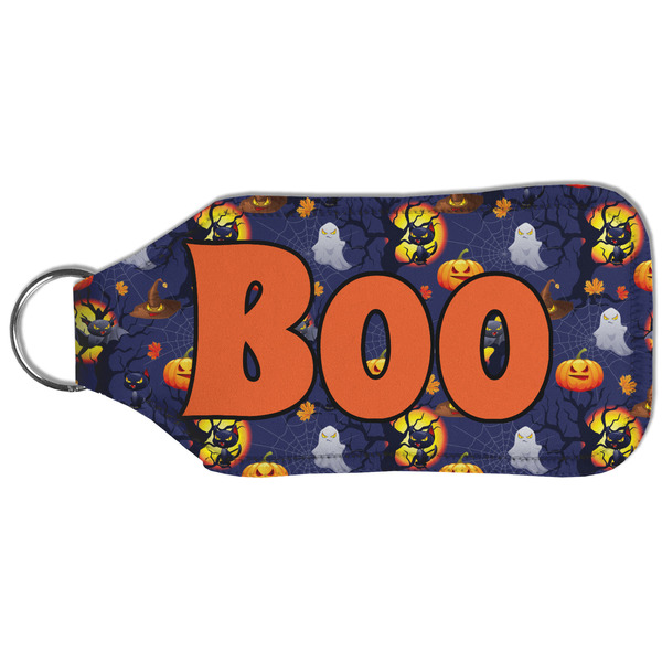 Halloween Night Sanitizer Holder Keychain - Large (Back)