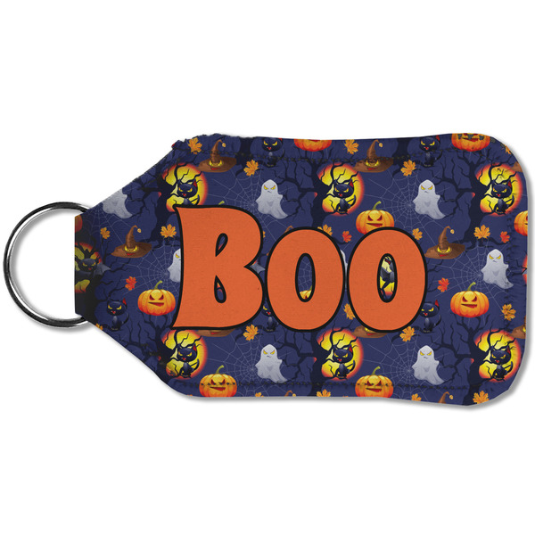 Halloween Night Sanitizer Holder Keychain - Small (Back)