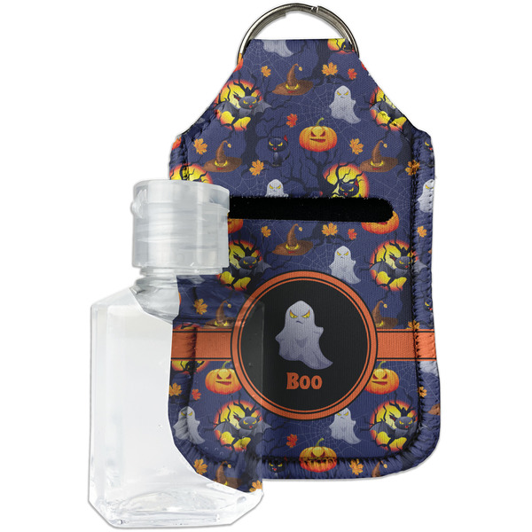 Custom Halloween Night Hand Sanitizer & Keychain Holder - Small (Personalized)