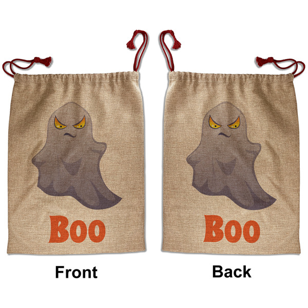 Custom Halloween Night Santa Sack - Front & Back (Personalized)