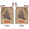 Halloween Night Santa Sack - Front & Back (Personalized)