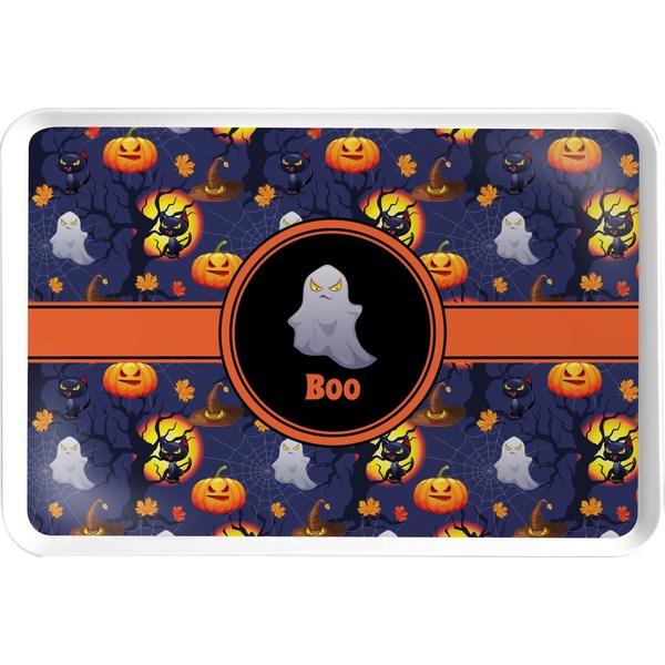 Custom Halloween Night Serving Tray (Personalized)
